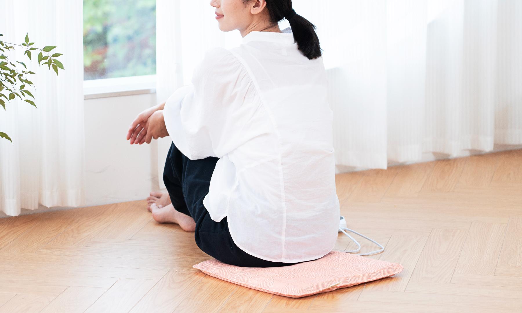 炭草花热敷坐垫